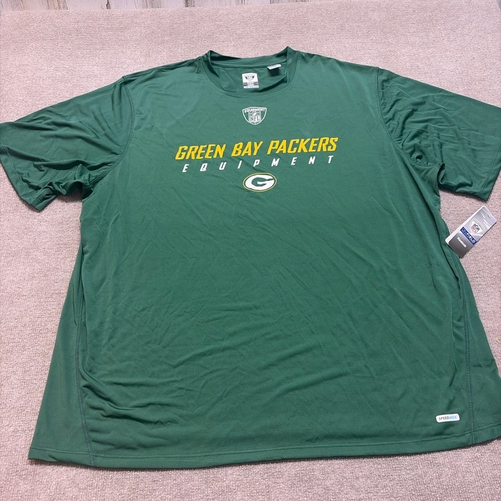 Green Bay Packers NFL Reebok Speedwick Performance Tee 0570